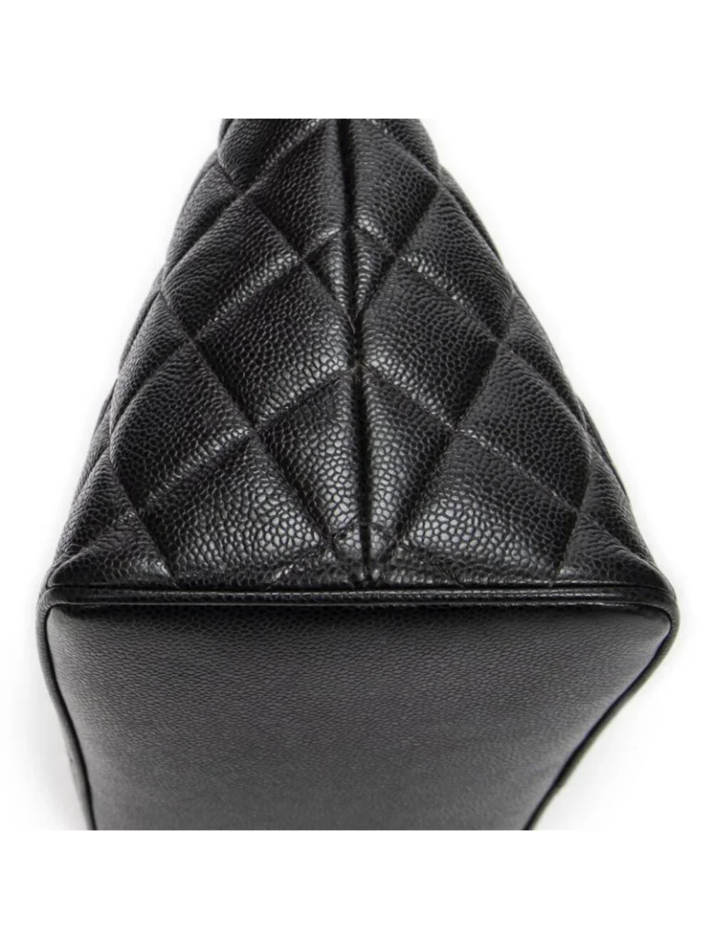 ★SOLD★ Chanel Timeless Medallion Tote Black Quilted Caviar Leather - Picture 8 of 10